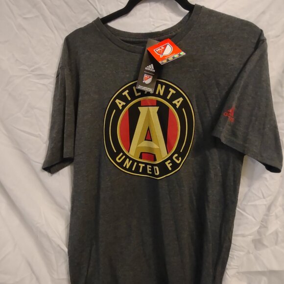 Two Atlanta United FC MLS NWT Dark Grey Adult T-Shirts Size Large - Picture 5 of 8